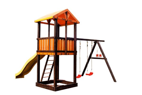 Деревянная детская игровая площадка «Pitigliano-3» Perfetto sport