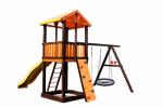 Деревянная детская игровая площадка «Pitigliano-4 Паутина» Perfetto sport