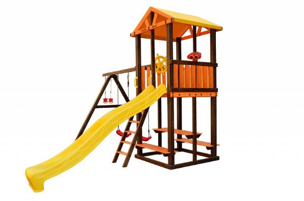 Деревянная детская игровая площадка «Bari-3» Perfetto sport